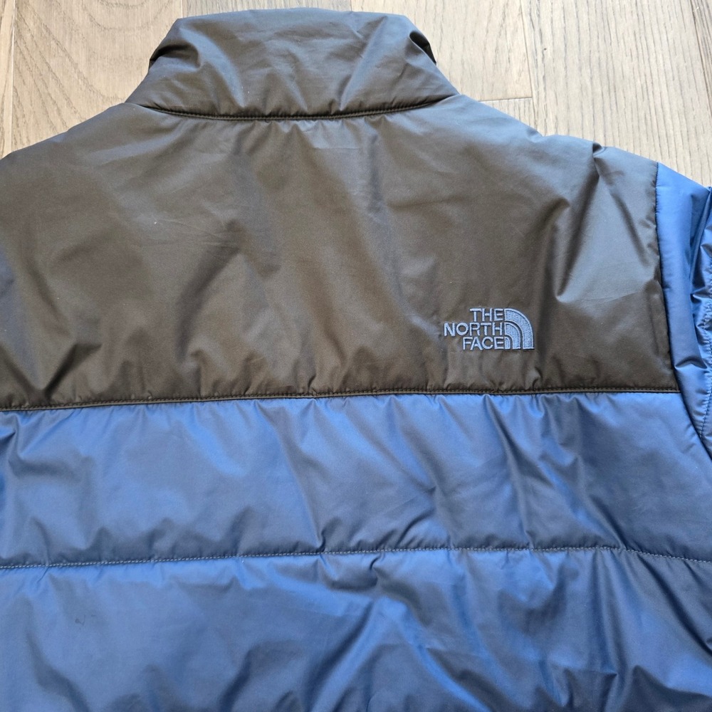 The North Face Everyday Puffer Jacket Blue Black Men's Size L w/3M Logo - Picture 7 of 11